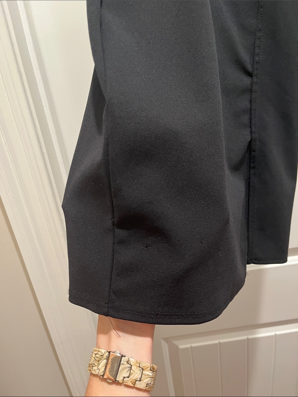 Fashion Nova Black Cowl Neck Spaghetti Strap Mini Dress - Picture 2 of 3